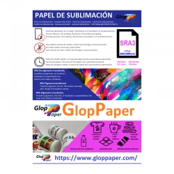 Papel de sublimación de secado rápido GlopPaper SRA3