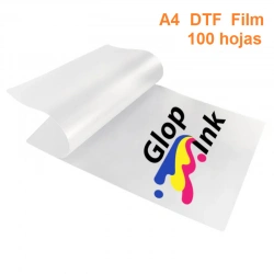 Film DTF, 100 hojas GlopInk, tamaño A4