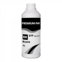 Tinta DTF GlopInk, botella de 1 Kg. Tinta DTF negro