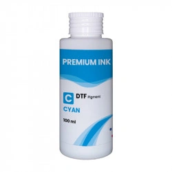 Tinta cian DTF GlopInk, botella de 100 ml