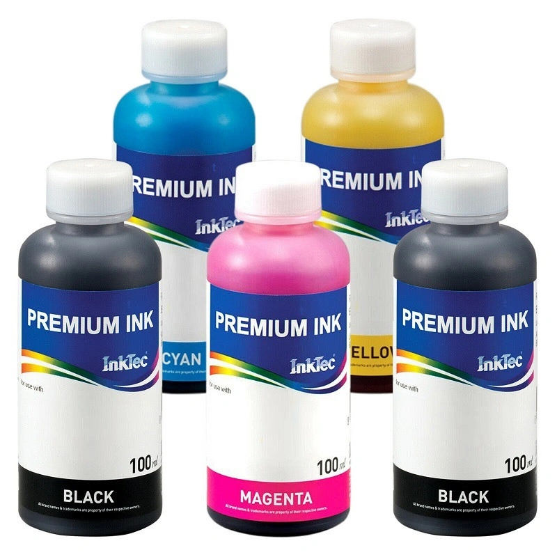 Tinta para Epson XP cartuchos 33XL y 202XL, 5 botellas de 100ml