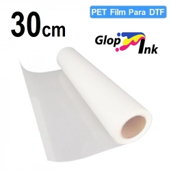 Film DTF pelado en caliente GlopInk, rollos de 30 cm.