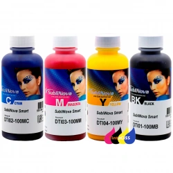 Tinta de sublimación SubliNova Smart de InkTec, botellas de 100 ml