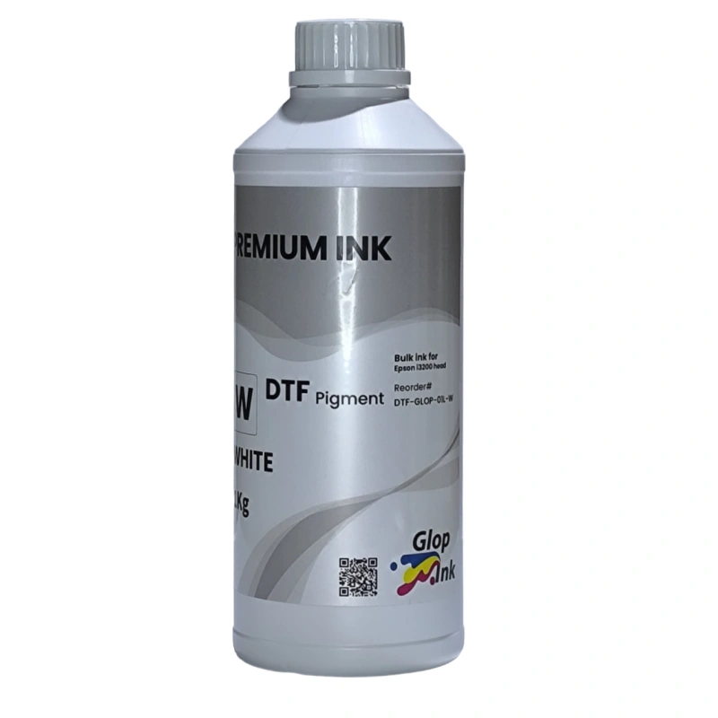 Tinta DTF GlopInk, 1 Kilo blanco