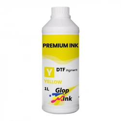 Tinta DTF GlopInk, botella de 1 Kg. Tinta DTF amarillo