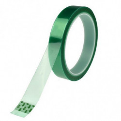 Pet, cinta, adhesiva, térmica, verde, de silicona, para sublimación, 30 metros, 10mm
