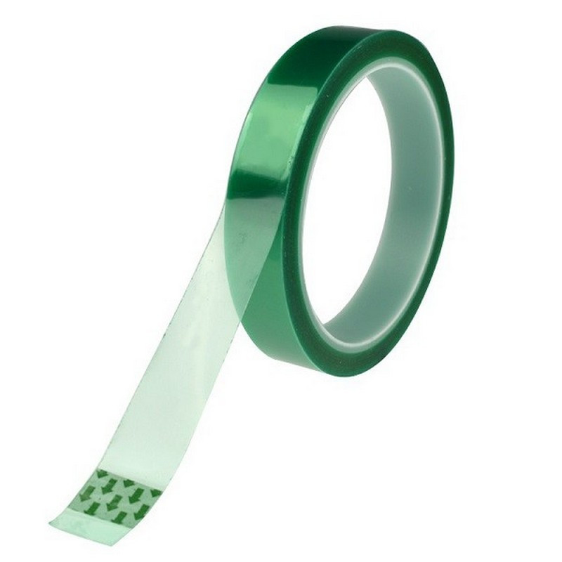 Cinta termica lote 10u color verde 5mm x 33mts sublimacion GENERICO