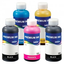 InkTec, tintas, normales, para cartuchos Epson, 33XL, 202XL 5 botellas de 100ml