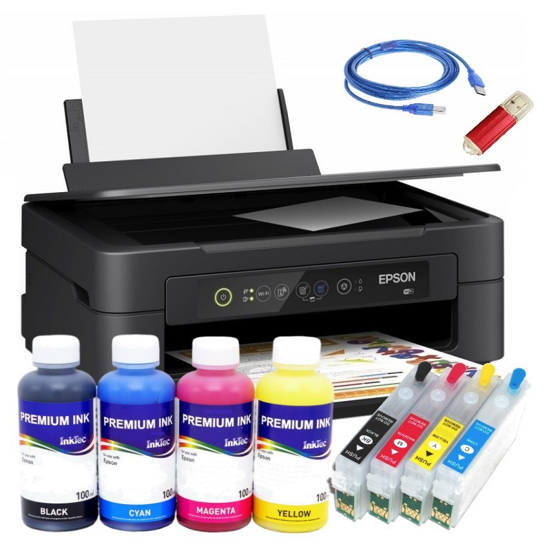 diversión En cualquier momento segmento Impresora transfer A4 con cartuchos recargables y tinta pigmentada, Epson  XP-2200