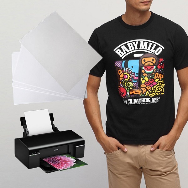 Raimarket Papel Transfer para Camisetas Oscuras, 20 Folios A4 para  Camiseta Personalizada, Papel de Transferencia Térmica, para Impresora de  Inyección